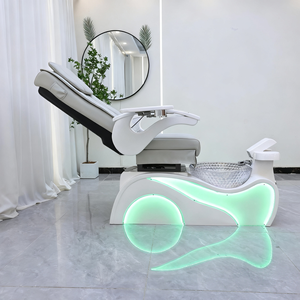 Sillón de masaje eléctrico para pies, sofá de spa para pedicura, sillón de sauna para cuidado de uñas, cama de masaje para pies, sillón de salón de belleza X - Product Image 5