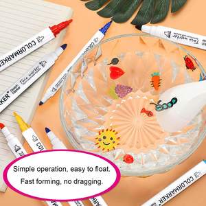 Pena Menggambar DIY 12 Warna Pena Lukis Air Ajaib Spidol Papan Tulis yang Dapat Dihapus - Product Image 4