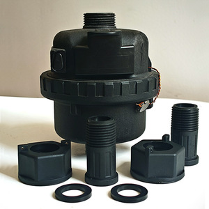 Digital Plastic Nylon Volumetric Water Meter Threaded Connection Piston Type IP65 Waterproof For Rental Properties - Product Image 1