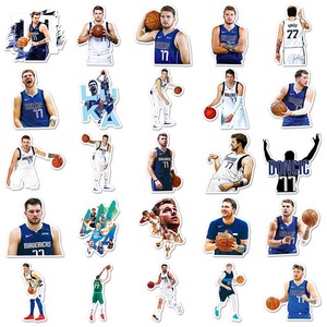 50PCS Popular Inspirador Baloncesto Super Star Calcomanías <span class=keywords><strong>Jugador</strong></span> deportivo Luka Doncic Pegatina - Product Image 4