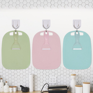 Lu Ban's Work Ceramic Fruit Knife Set Blue Pink Green Mini Portable Multi Purpose <b>Kitchen</b> Tool For Fruit Vegetable Cutting - Product Image 4