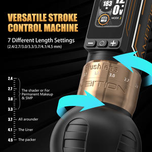 <span class=keywords><strong>Ambition</strong></span> <span class=keywords><strong>Ninja</strong></span> Max 280 Motor sin escobillas 2,4-4,5mm carrera ajustable máquina de tatuaje inalámbrica profesional pluma para artistas arte corporal - Product Image 3