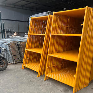 Échafaudage en H de style industriel pour la construction de façades d'escaliers en acier Cadre d'échelle au design moderne pour la construction d'hôtels - Product Image 1