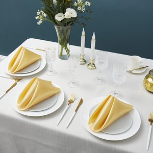 Utopia Home Alternatives Servilletas de satén resistentes a las manchas Fácil de limpiar para el hogar ocupado y el uso diario - Product Image 4