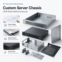 Boîtier de serveur GPU en tôle métallique sur mesure de précision OEM pour centre de données et matériel informatique IA