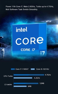 I7 Core 11th 12th Gen Computer portatile 8GB 16GB RAM 512G 1TB SSD 15.6 pollici Intel <span class=keywords><strong>Notebook</strong></span> i7 Laptop per gli studenti ufficio - Product Image 4