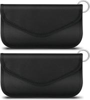 Sac de protection anti-ondes pour téléphone portable multi-marques en nylon et pochette anti-RFID avec étui pour cartes de crédit