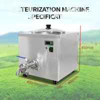 Machine de pasteurisateur de jus de lait pour l'équipement de usinage de nourriture 14L