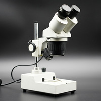 SCIEDU C-T3B Inverted 45 Head Microscope 40x Magnification Dissecting Type with Top Illumination Stereo Microscope