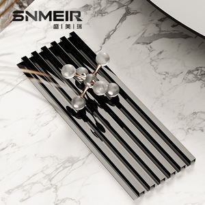 Innendekoration Metall wand paneele Metall wand paneel Dekoratives Wand dekor Stahl geriffelte Wand paneele Ss Louvers - Product Image 5