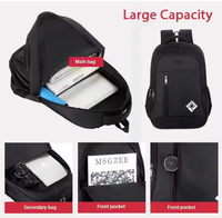 Tas Ransel Sekolah & Perjalanan Kapasitas Besar Custom Terlaris 2026, Tas Laptop Bisnis USB, Logo Pria, Mochila Oxford Polyester