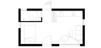 Maison préfabriquée modulaire multifonctionnelle - Studio/maison d'hôtes de jardin avec intérieur moderne |   Unité de vie extérieure compacte et durable