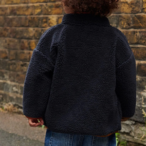 Veste en polaire tendance streetwear, veste en polaire personnalisée pour garçons, nouvelle conception, veste en polaire <span class=keywords><strong>sherpa</strong></span> pour enfants - Product Image 2