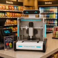 Machine compacte de peinture au sucre par IA, système de dessin haute précision, utilisation facile pour les magasins de détail, supermarchés, cafés et usage domestique