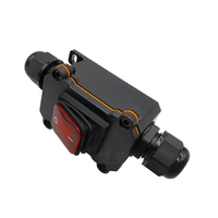 PG13.5 16A 250V IP68 Interrupteur à bascule étanche en ligne Interrupteur à bascule étanche extérieur en ligne avec rallonge