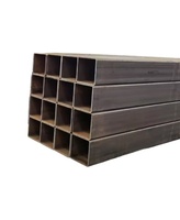 Tubos Cuadrados de Acero al Carbono Q345 Q235 Q235B A36, Tubo Cuadrado de Hierro de Acero Dulce para Estructuras de Acero en Edificios