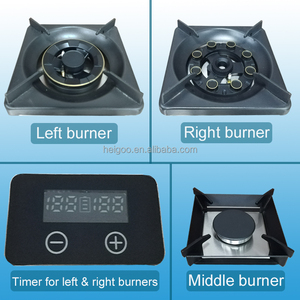 Haushalts küchengerät Eingebaute Edelstahl platte Dreieck LPG Gasherd Herd 3 Brenner Kochen Wok Herd Koch felder - Product Image 4