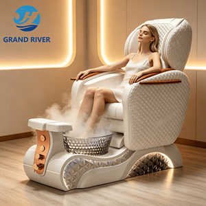Fauteuil de pédicure de luxe Grandriver avec brumisateur électrique, chaise de pédicure Thera Mist pour salon de manucure, fauteuil de <span class=keywords><strong>massage</strong></span> pour pédicure et spa des pieds - Product Image 1