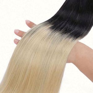 Venta al por Mayor de Cabello Brasileño Remy de Grado 12A, Paquetes de Tejido de Lujo, Cabello Humano 100% Natural, Doble Trama, Rubio Liso, Colores Vírgenes P1B-613 - Product Image 3