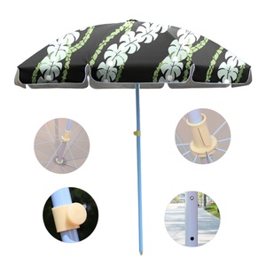 Parasol de plage fantaisie, qualité commerciale, robuste, parasol de plage professionnel - Product Image 4