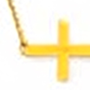 Collana con croce in acciaio inossidabile placcata oro, ciondolo minimalista con catena per donna, da indossare tutti i giorni - Product Image 6