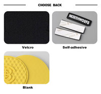 Parches de PVC y Goma Personalizados con Diseño Floral Textil, Termoadhesivos/para Coser, Reflectantes, de Seguridad, con Relieve 3D para Gorras