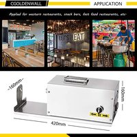 Prix d'usine en acier inoxydable Machine de découpe de frites commerciale horizontale manuelle