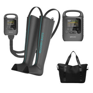 헬스팔 스포츠 테라피 히팅 풋 레그 마사지기 압박 부츠 회복용 LCD 터치 스크린 포함 - Product Image 1