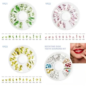 Kit de Decoración Dental con Cristales BXA DIY, Gemas para Dientes con Color Brillante, Juego de Brocas Acrílicas para Dientes, 1 Juego - Product Image 1