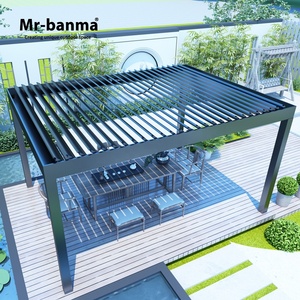 Techo De Puerta Exterior Grande Aluminio Pvc Piscina Pérgola Bioclimatica Manual Material Aluminio Metalica Retráctiles De Tela 3x3 - Product Image 1