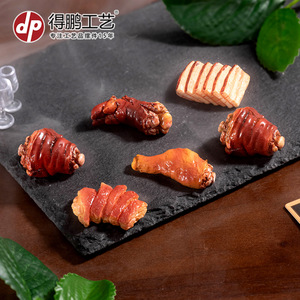 Juego de juguetes de comida en miniatura, accesorios de resina para casa de muñecas, serie de comida cotidiana para niños de 5 a 7 años - Product Image 3