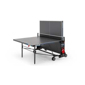 Mesa de tenis de mesa para exteriores KTTLER K5 con ruedas, hecha en Alemania, resistente a la intemperie, plegable, 5mm, tablero de resina de melamina, fácil montaje - Product Image 2