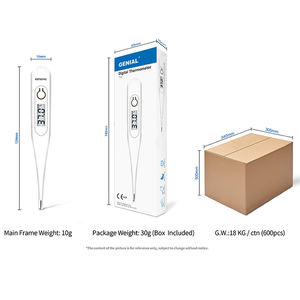 電子デジタル体温計家庭用高速読み取り医療機器プラスチック材料脇の下用電源 - Product Image 3