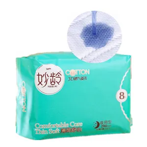 Sẵn Sàng Để Vận Chuyển Băng Vệ Sinh Cotton Ladies Băng Vệ Sinh Với Túi Bao Bì Nhôm 290Mm