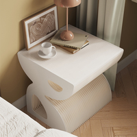 Nouvelle table d'appoint de salon en papier kraft écologique, table pliante en carton nid d'abeille, rangement flexible, table d'appoint papillon