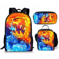 Nouvel ensemble de sacs à dos en polyester Shanhaijing pour enfants, tendance et très vendu, pour élèves du primaire, trois pièces, mignon et léger