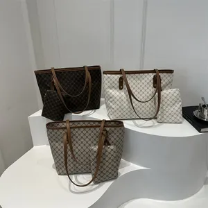 Nouveauté 2024 : Sac à main de luxe imprimé pour femme, sac fourre-tout grande capacité en PU avec pochette - Product Image 6