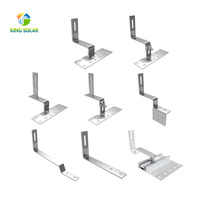 Crochet de fixation solaire KINGSOLAR pour toiture, installation rapide, fabricant certifié CE ISO OEM
