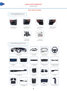 Para <span class=keywords><strong>Lexus</strong></span> Lx570 Interno 2008-2015 Actualización <span class=keywords><strong>2022</strong></span> - Product Image 2