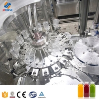 Ligne de production de jus commerciale à haut rendement, machine complète intégrée de pressage et de remplissage de fruits pour usine de boissons