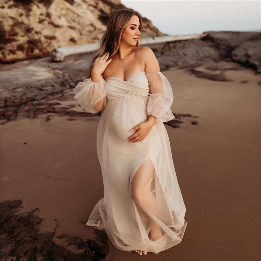 navy blue dress for baby girl LORIE Long Chiffon Aqua Maternity Dress for Photoshoot 2025 Off the  Shoulder High Waist Pregnant Baby Shower Dress with Train Maxi S-M at  Amazon Women's Clothing store main image 1
