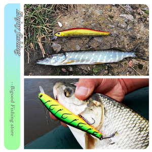 D1 Minnow 130mm 22g 3D peint artificiel dur bâton appât naufrage méné leurres de pêche à <span class=keywords><strong>vendre</strong></span> - Product Image 5