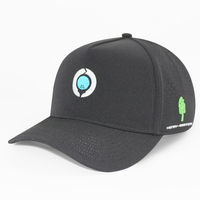 Gorra de Béisbol HS41 Unisex Impermeable con Orificios Cortados a Láser, Gorra de 5 Paneles con Logotipo Bordado Personalizado OEM para Senderismo, Surf y Deportes