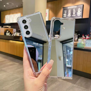 <span class=keywords><strong>NOUVEAU</strong></span> Étui de protection antichoc pour téléphone Samsung <span class=keywords><strong>Galaxy</strong></span> Z Fold 6 5 4 3 Mirror Phone Cover - Product Image 3