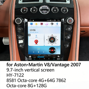 Autoradio Android vertical personnalisé 9,7 pouces <span class=keywords><strong>Aston</strong></span> <span class=keywords><strong>Martin</strong></span> V8 Vantage 2007 avec GPS, CarPlay, DSP, montage sur tableau de bord, garantie 1 an - Product Image 2