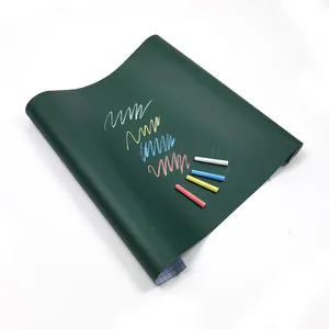 Rollo de película autoadhesiva para <span class=keywords><strong>pizarra</strong></span>, rollo de película <span class=keywords><strong>adhesiva</strong></span> negra, verde y blanca para la Oficina y el hogar - Product Image 1