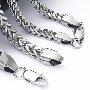 מיס תכשיטים <span class=keywords><strong>14K</strong></span> 18K איטליה דובאי שרשרת עיצוב חדש 925 כסף סטרלינג זהב פרנקו שרשרת לגברים - Product Image 4