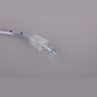 Cathéter de Foley en silicone pur à double/triple lumière, différentes tailles, bleu clair, 2/3 voies