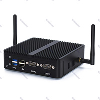 Gran oferta, Mini PC Industrial portátil NUC Sin ventilador, caja nueva Win7 C2D/8/10/11 Linux Quad Core, arranque automático sin disco J6412 J6413 DDR4