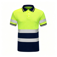 Polo réfléchissant pour le bâtiment, vêtements de sécurité et d'hygiène, vêtements d'ingénierie, t-shirt imprimé avec logo